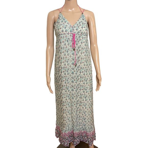 French Connection Blue White Long Dress Size 0